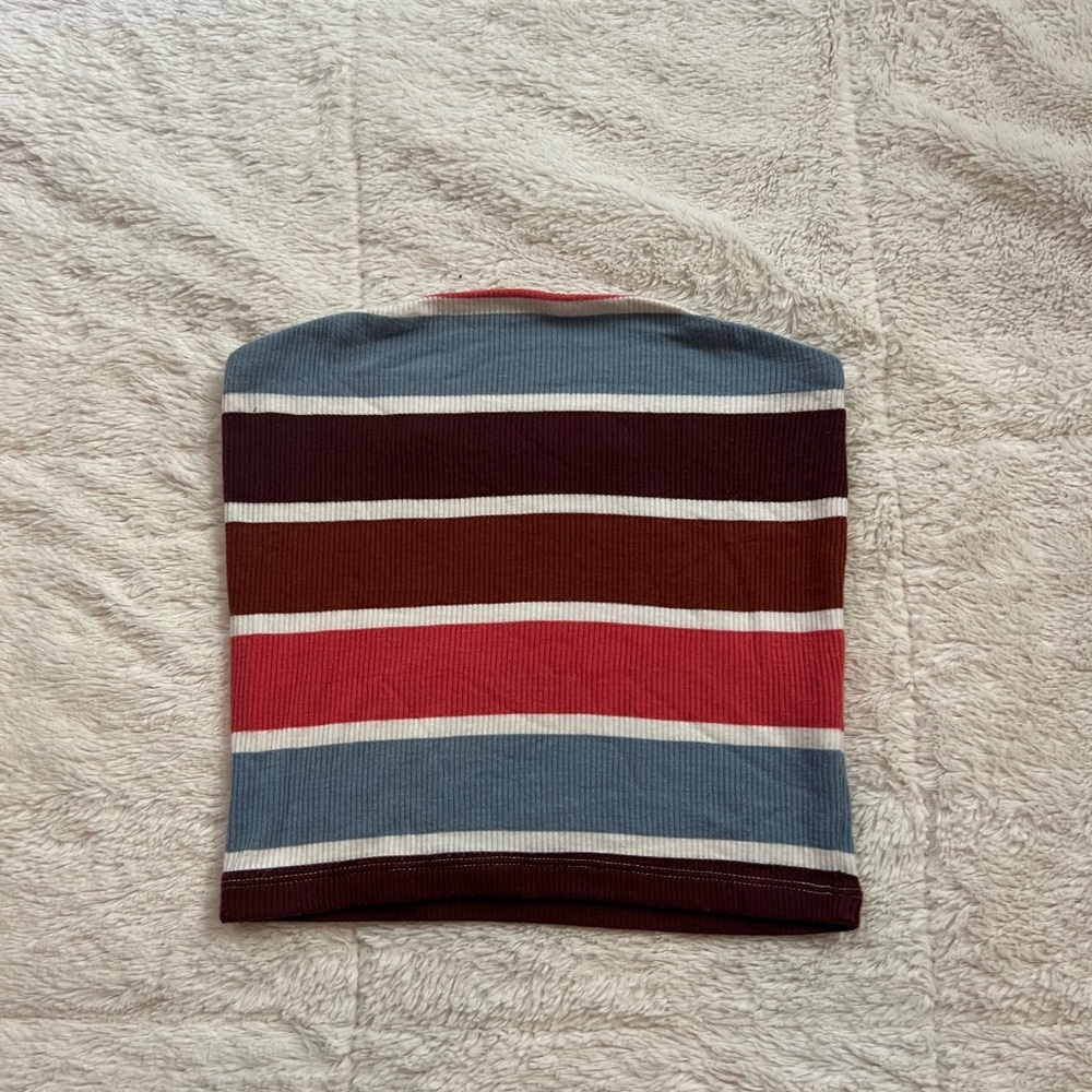striped tube top